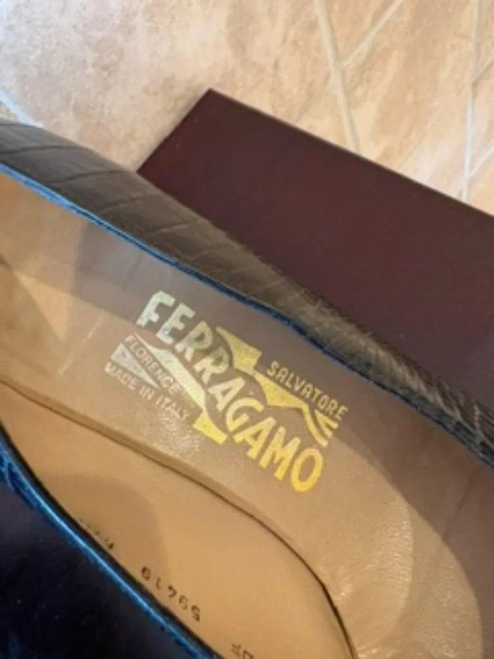 Salvatore Ferragamo vintage black